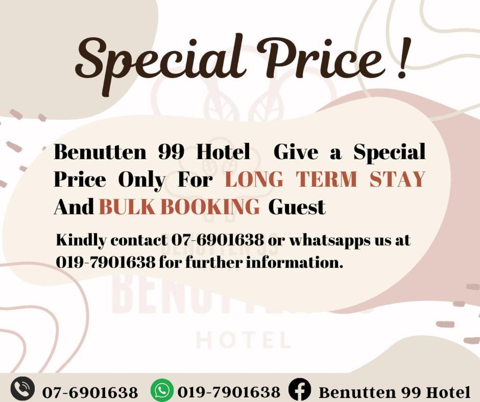 Benutten 99 Hotel Kampong Parit Tengah Exterior foto